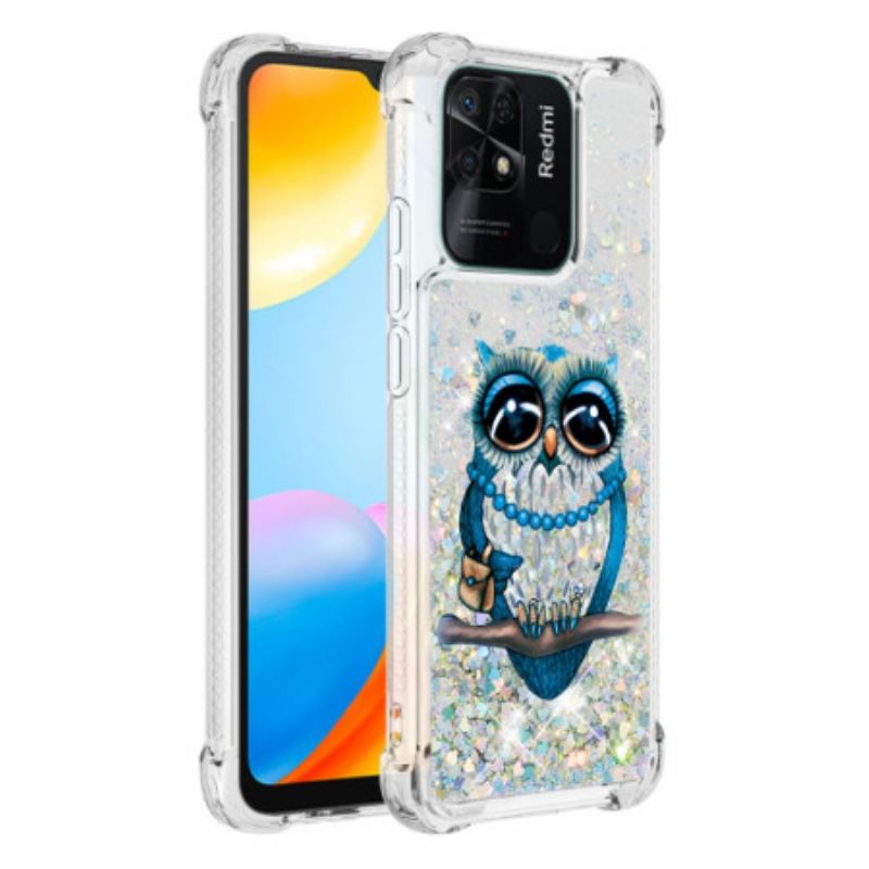 Cover Xiaomi Redmi 10C Pailletter Miss Owl