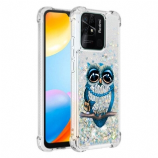 Cover Xiaomi Redmi 10C Pailletter Miss Owl