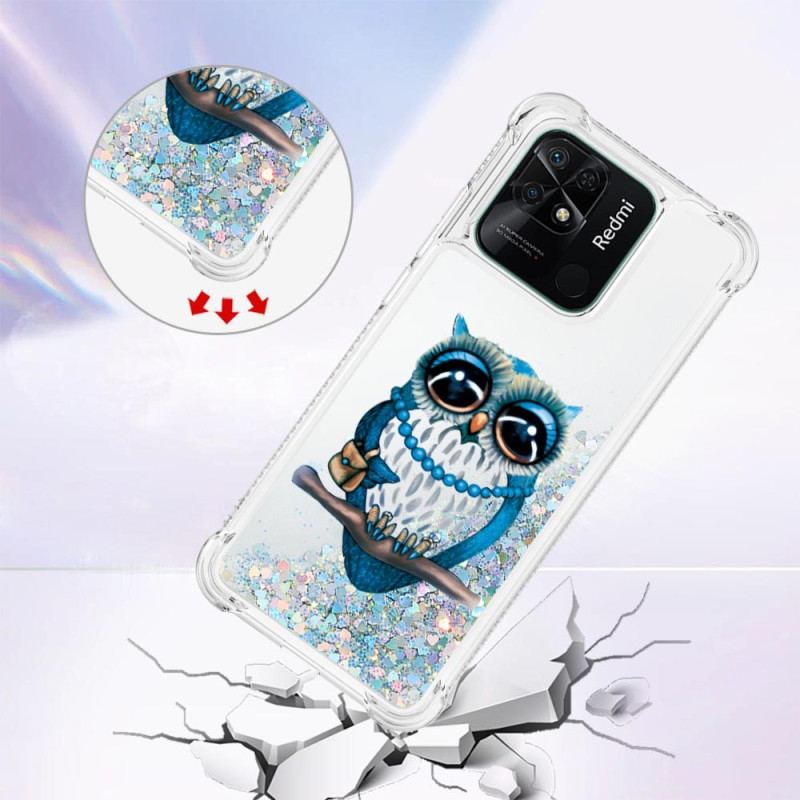 Cover Xiaomi Redmi 10C Pailletter Miss Owl