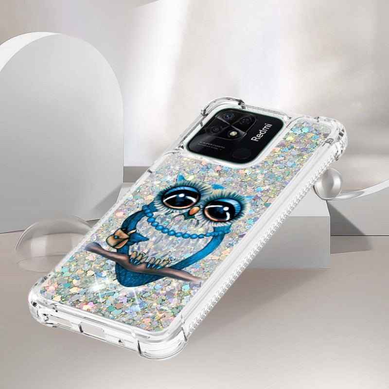 Cover Xiaomi Redmi 10C Pailletter Miss Owl