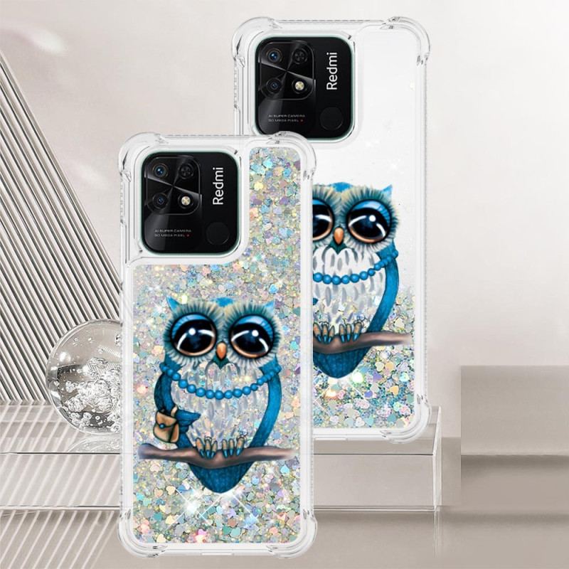 Cover Xiaomi Redmi 10C Pailletter Miss Owl