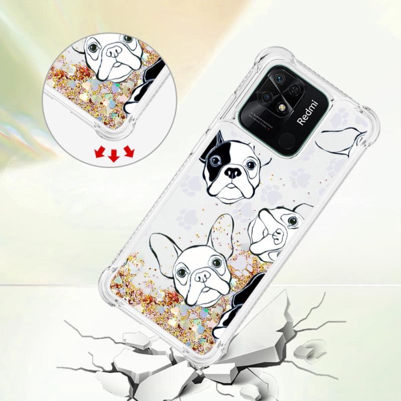 Cover Xiaomi Redmi 10C Pailletter Mr Dog