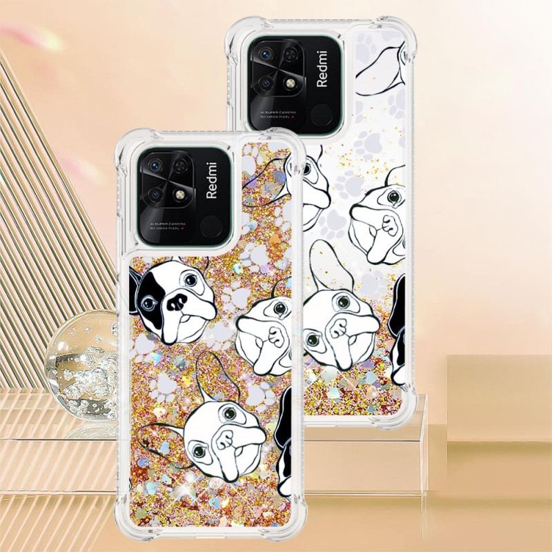 Cover Xiaomi Redmi 10C Pailletter Mr Dog