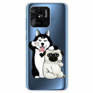 Cover Xiaomi Redmi 10C Sjove Hunde