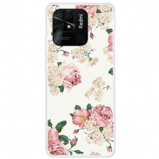 Cover Xiaomi Redmi 10C Smukke Blomster