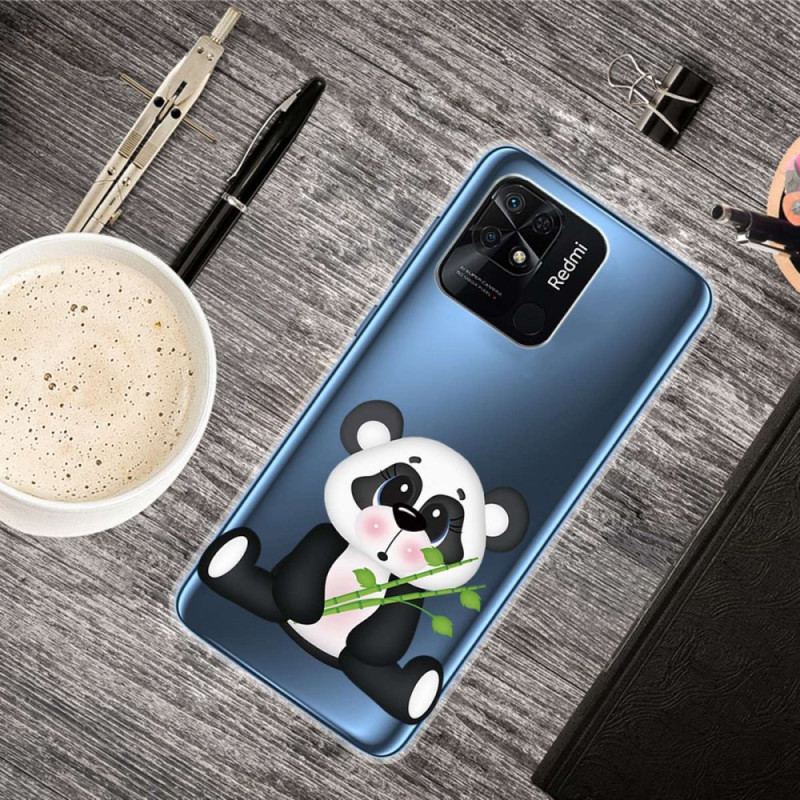 Cover Xiaomi Redmi 10C Sød Panda Uden Søm