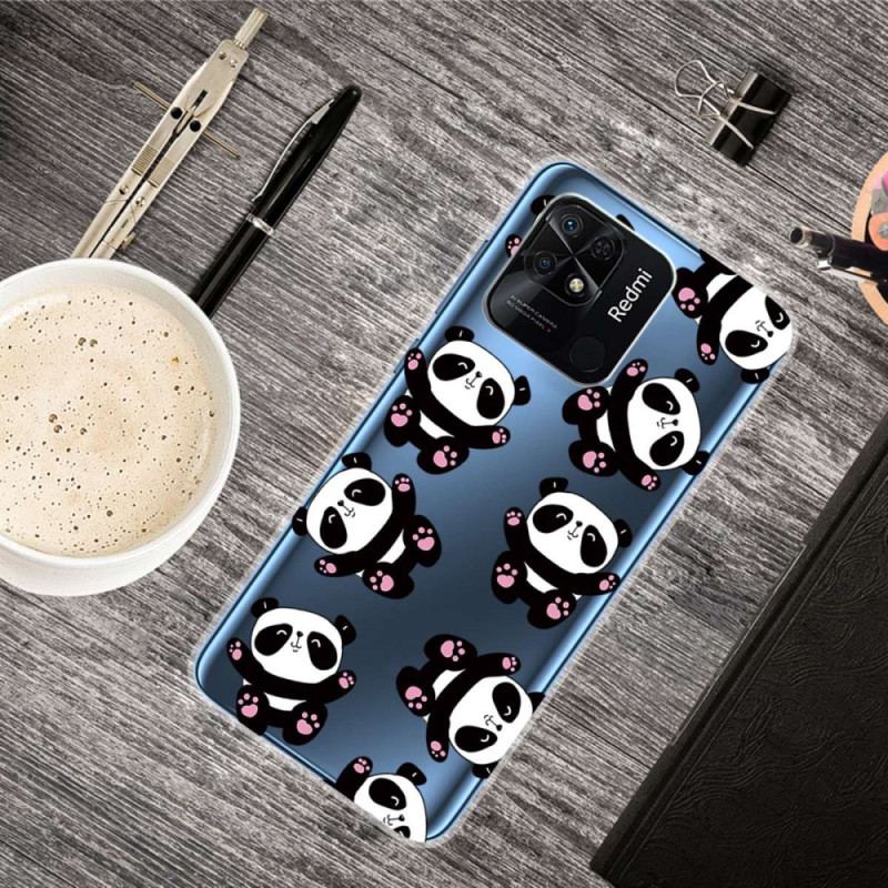 Cover Xiaomi Redmi 10C Sømløse Flere Pandaer