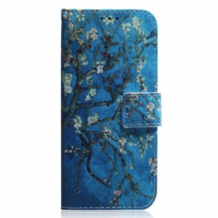 Flip Cover Xiaomi Redmi 10C Blomstrende Grene