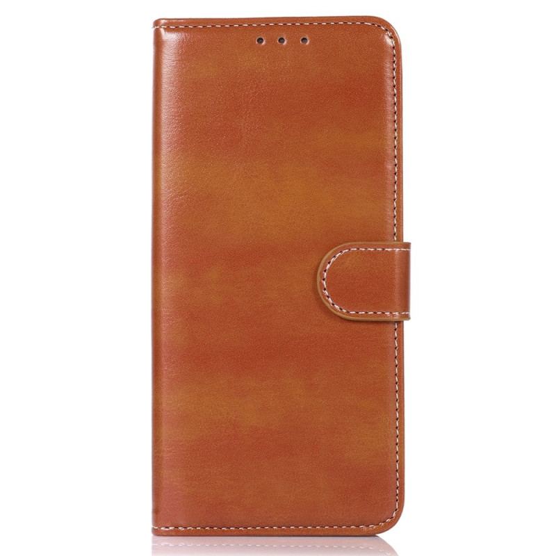 Flip Cover Xiaomi Redmi 10C Couture Lædereffekt