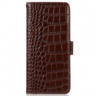 Flip Cover Xiaomi Redmi 10C Crocodile Style Rfid