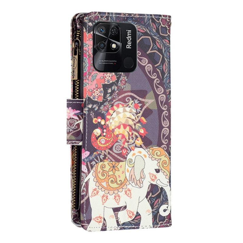 Flip Cover Xiaomi Redmi 10C Elefant Lynlåslomme