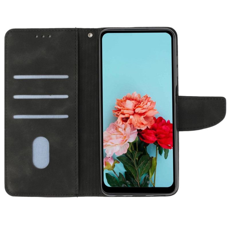 Flip Cover Xiaomi Redmi 10C Ensfarvet Snor