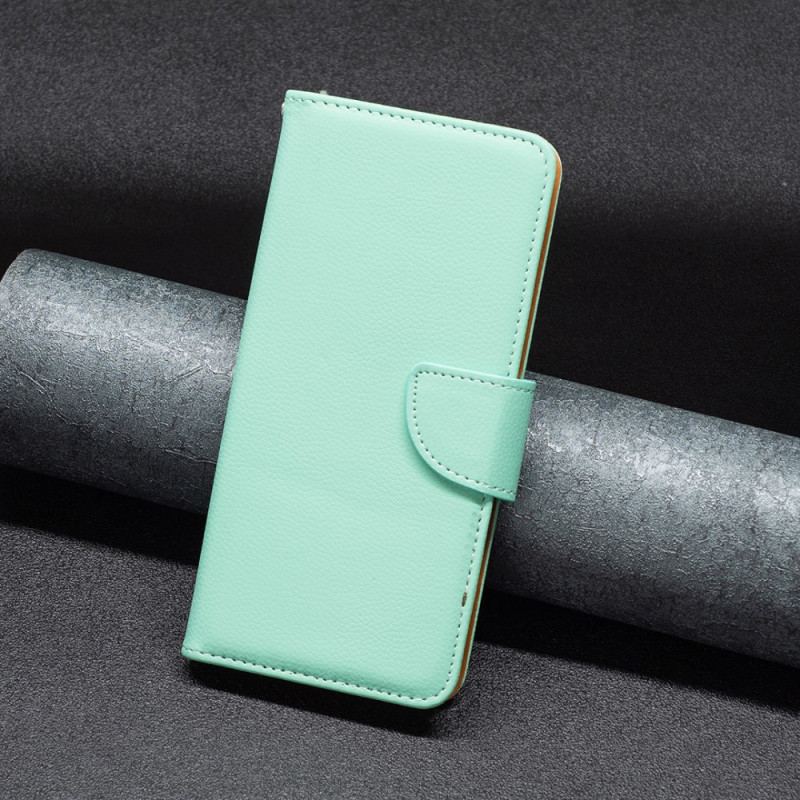 Flip Cover Xiaomi Redmi 10C Litchi Skrå Lås