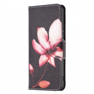 Flip Cover Xiaomi Redmi 10C Lyserød Blomst