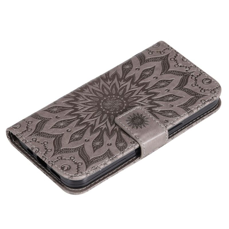 Flip Cover Xiaomi Redmi 10C Mandala Sun Med Snor