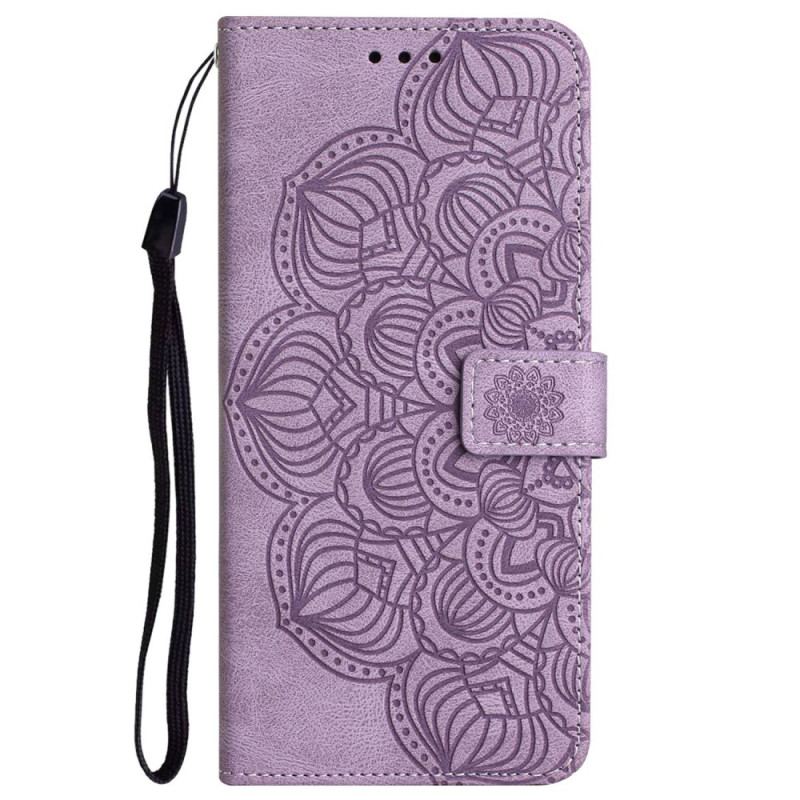 Flip Cover Xiaomi Redmi 10C Med Snor Strappy Mandala