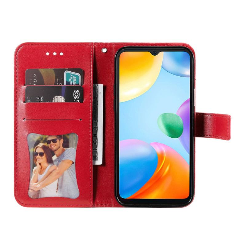 Flip Cover Xiaomi Redmi 10C Med Snor Strappy Mandala