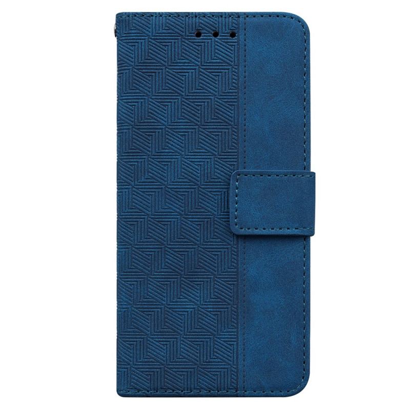 Flip Cover Xiaomi Redmi 10C Med Snor Strappy Mønster