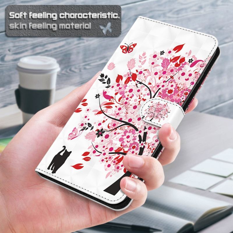 Flip Cover Xiaomi Redmi 10C Med Snor Strappy Rose Tree