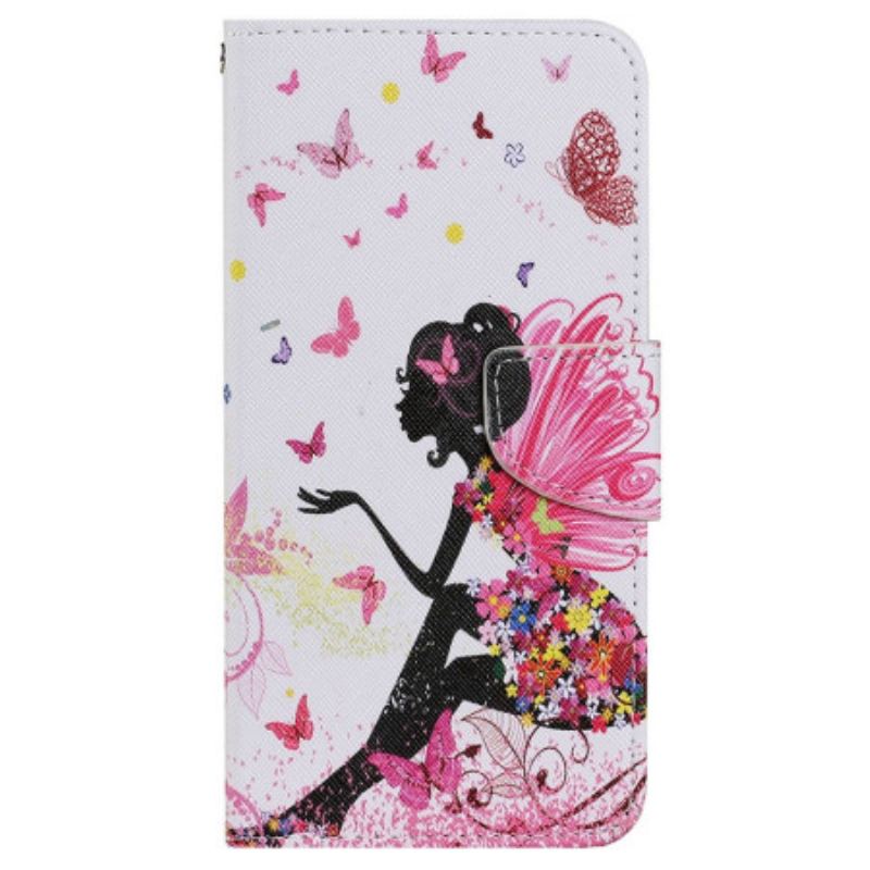 Flip Cover Xiaomi Redmi 10C Med Snor Thong Fairy