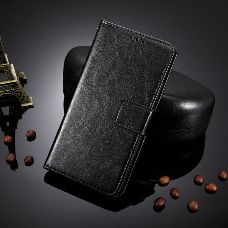 Flip Cover Xiaomi Redmi 10C Prangende Kunstlæder