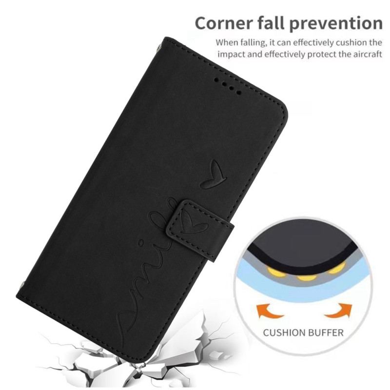 Flip Cover Xiaomi Redmi 10C Smil Med Snor