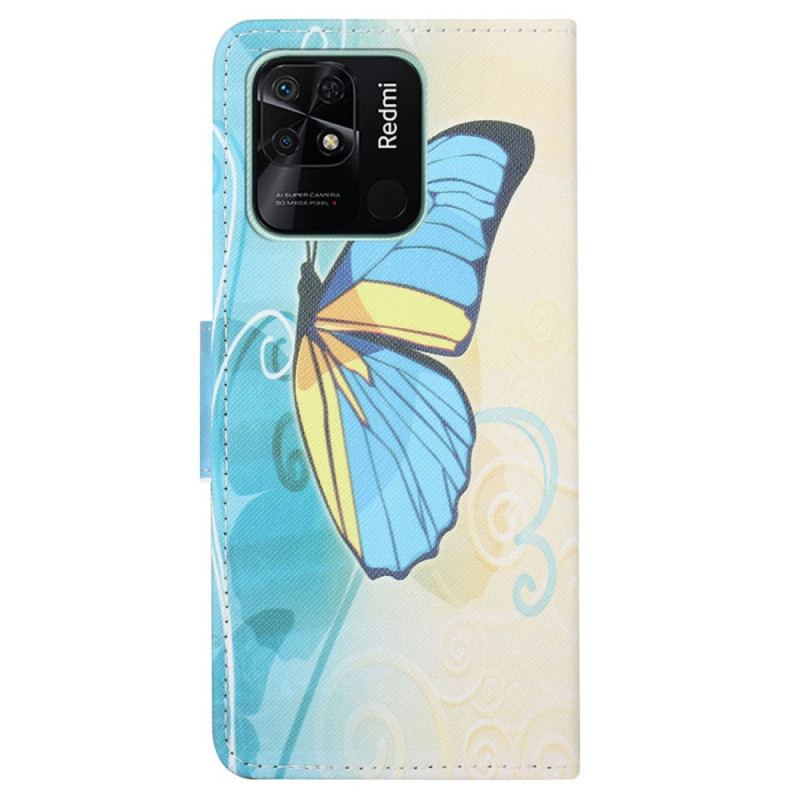 Flip Cover Xiaomi Redmi 10C Smukke Sommerfugle