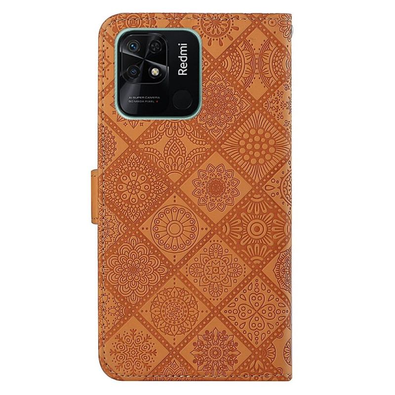 Flip Cover Xiaomi Redmi 10C Tapestry Mønster