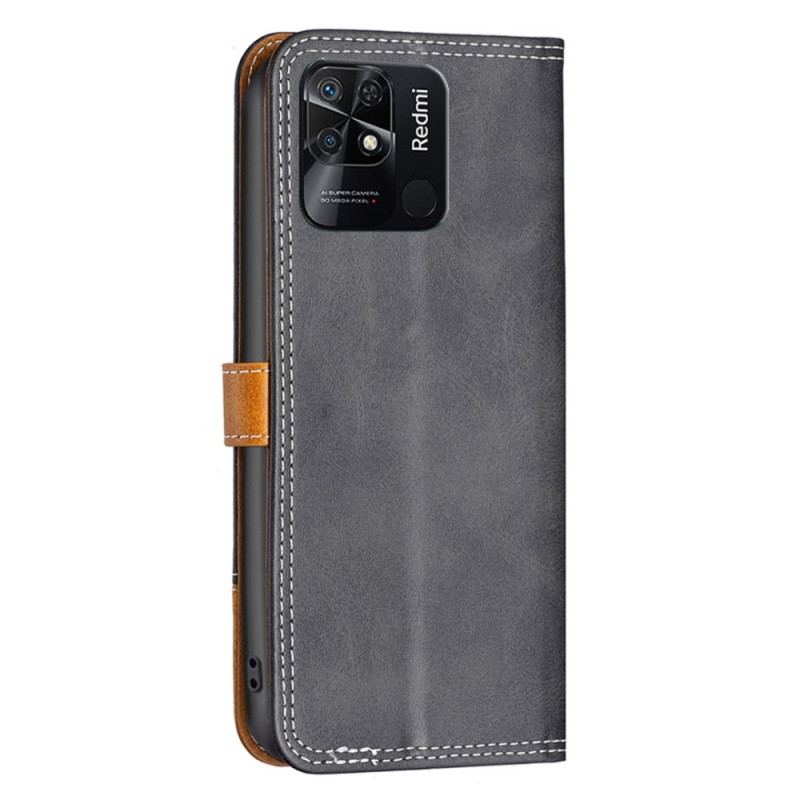 Flip Cover Xiaomi Redmi 10C Vintage Binfen Farve