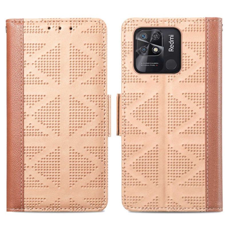 Læder Cover Xiaomi Redmi 10C Stilfuld