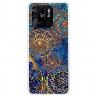 Mobilcover Xiaomi Redmi 10C Blomstervariation