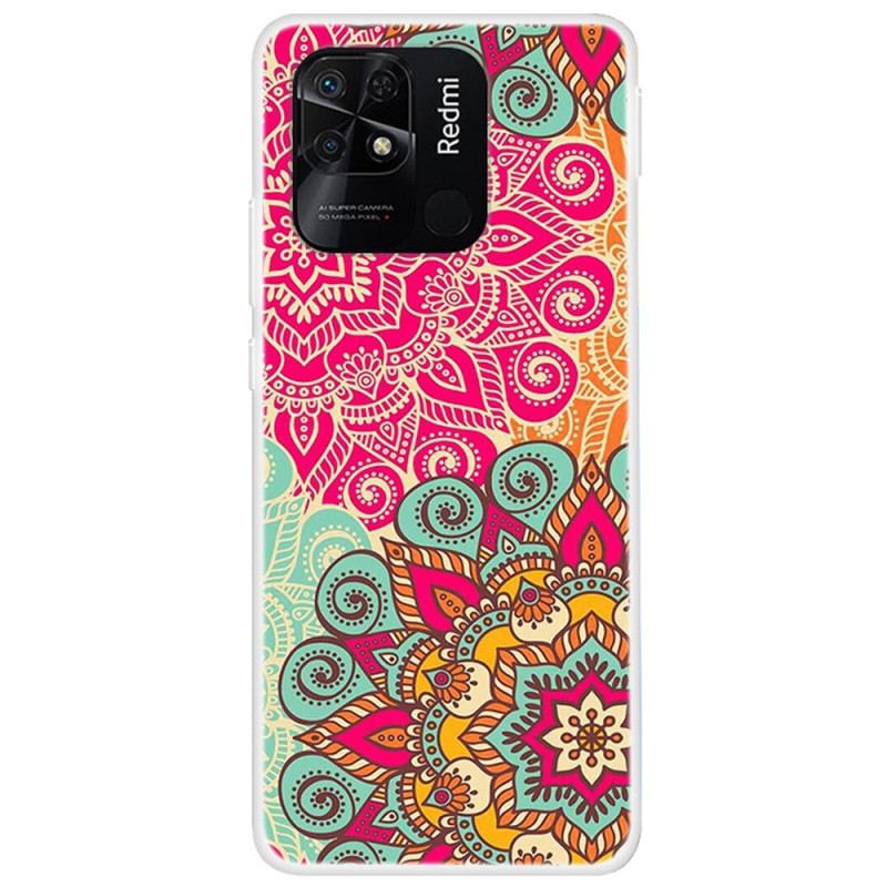 Mobilcover Xiaomi Redmi 10C Blomstervariation