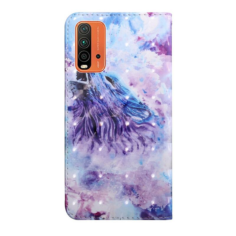 Flip Cover Xiaomi Redmi 9T Akvarel Ulv