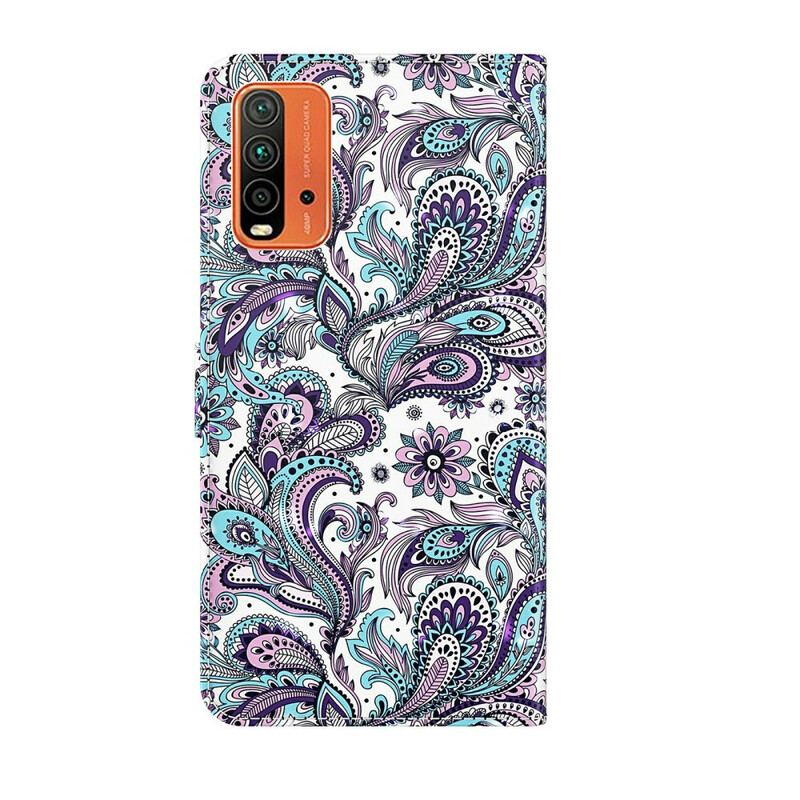 Flip Cover Xiaomi Redmi 9T Blomster Mønstre