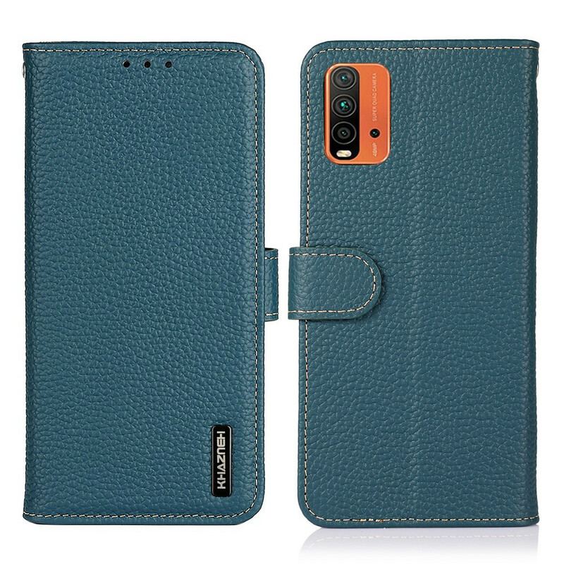 Flip Cover Xiaomi Redmi 9T Khazneh Litchi Læder