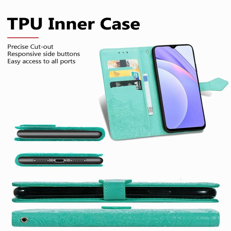 Flip Cover Xiaomi Redmi 9T Mandala Middelalder