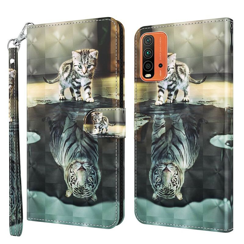 Læder Cover Xiaomi Redmi 9T Ernest The Tiger