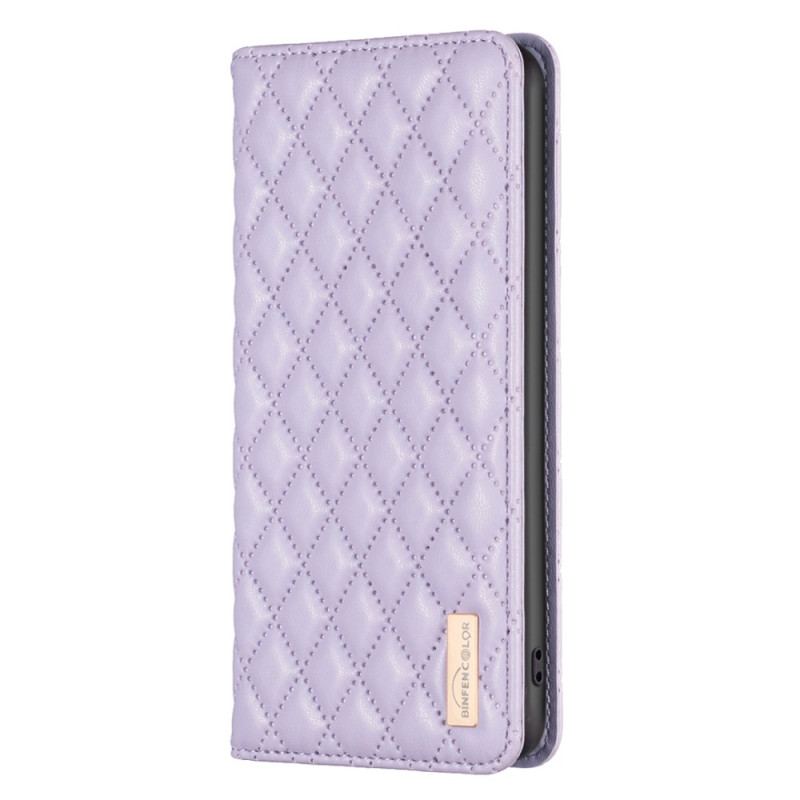 Cover Vivo Y35 Flip Cover Quiltet Binfen Farve