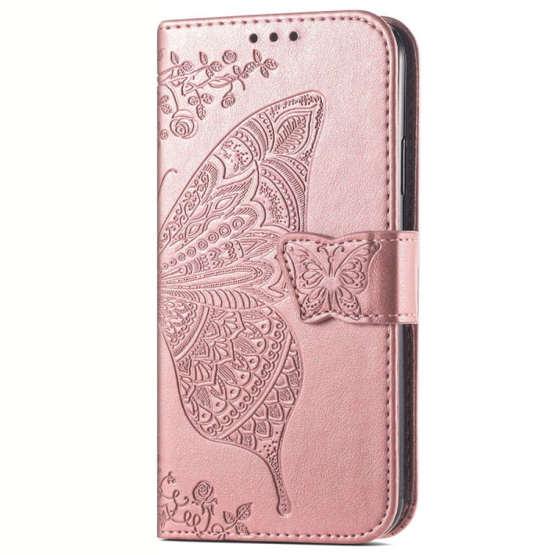 Flip Cover Vivo Y35 Barok Sommerfugl