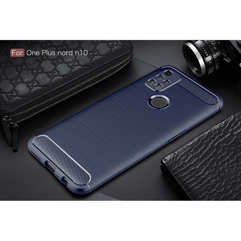 Cover OnePlus Nord N10 Børstet Kulfiber