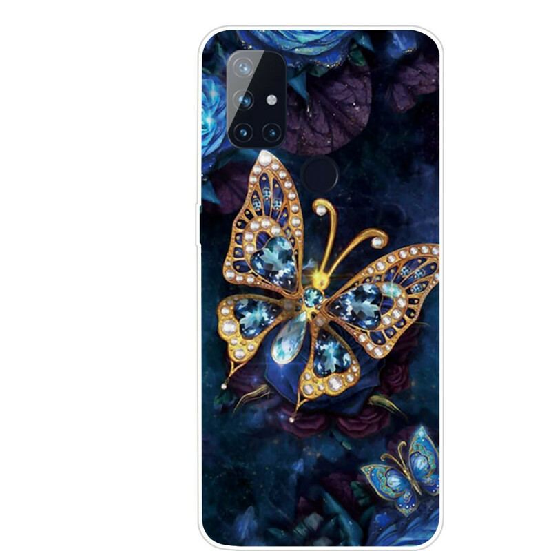 Cover OnePlus Nord N10 Butterfly Luksus