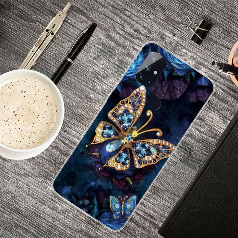 Cover OnePlus Nord N10 Butterfly Luksus