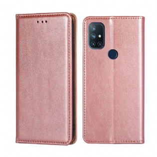 Cover OnePlus Nord N10 Flip Cover Fin Læderstil