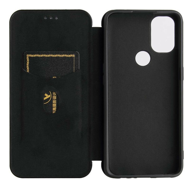 Cover OnePlus Nord N10 Flip Cover Kulfiber