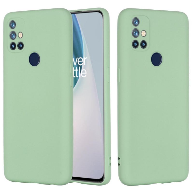 Cover OnePlus Nord N10 Flydende Silikone Med Snor