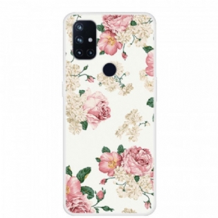 Cover OnePlus Nord N10 Frihedsblomster