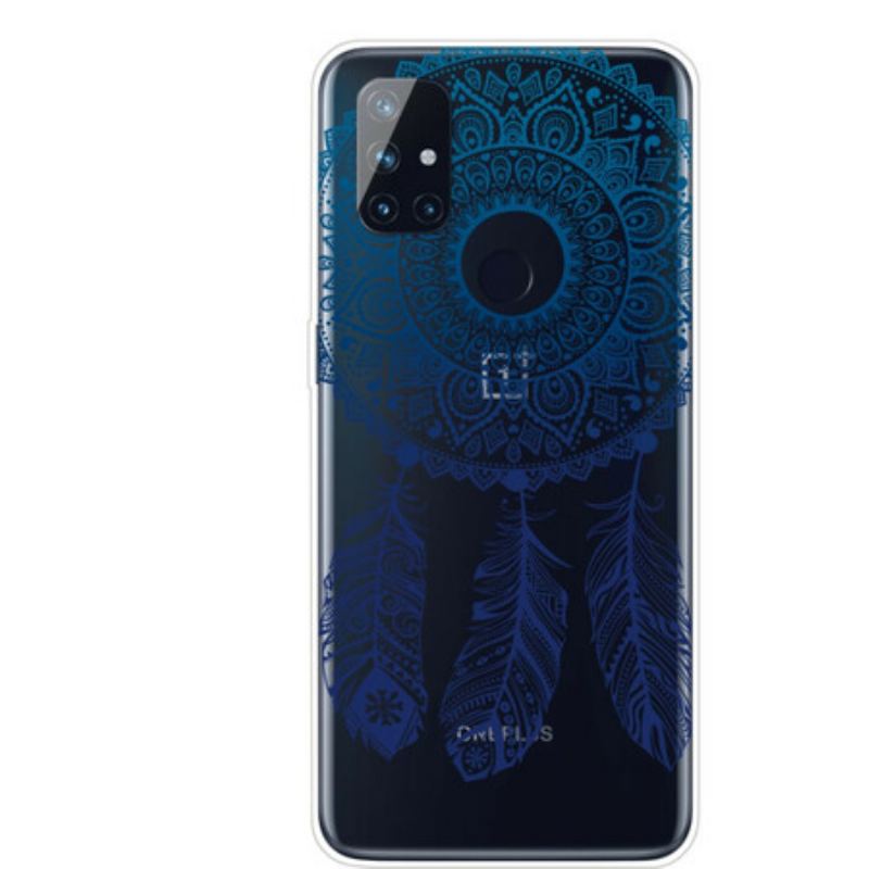 Cover OnePlus Nord N10 Mandala Med Enkelt Blomst