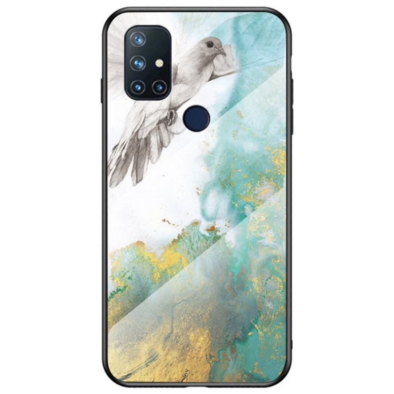 Cover OnePlus Nord N10 Marmorfarver Hærdet Glas