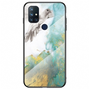 Cover OnePlus Nord N10 Marmorfarver Hærdet Glas