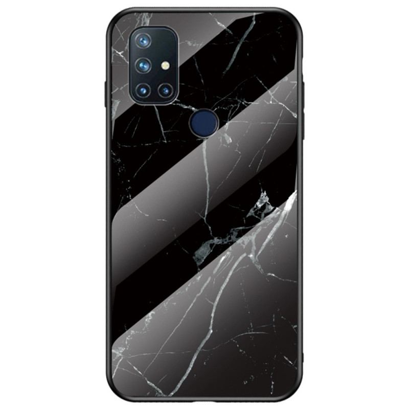 Cover OnePlus Nord N10 Marmorfarver Hærdet Glas